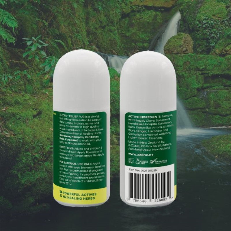 X-ZONE RELIEF ROLL-ON - for Family Aches and Pains 55ml