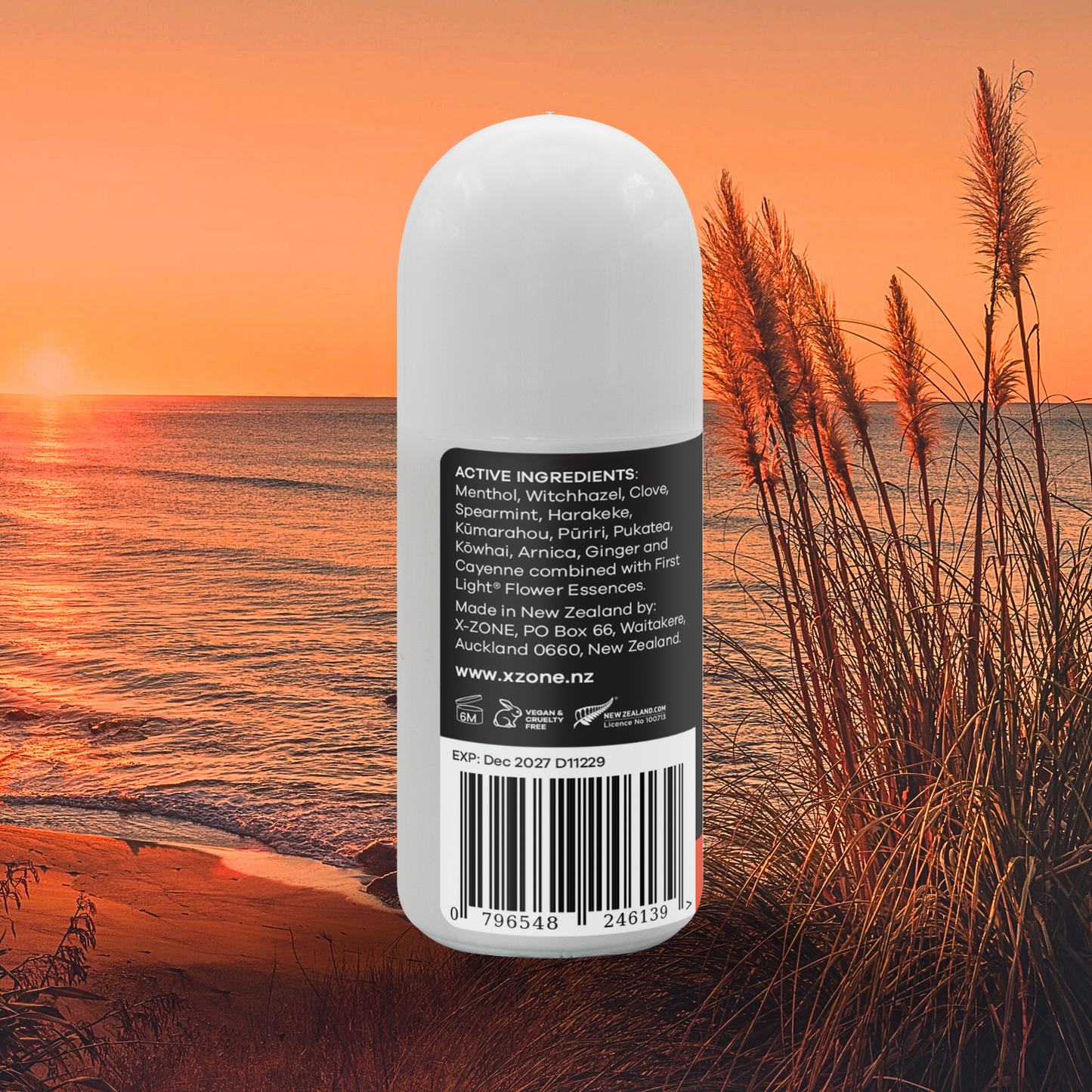 X-ZONE SPORTS - Muscle Roll On for Athletes 55ml