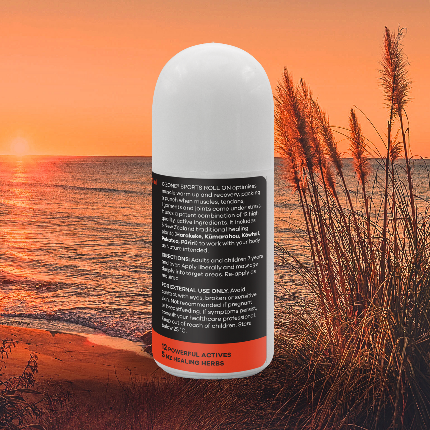 X-ZONE SPORTS - Muscle Roll On for Athletes 55ml