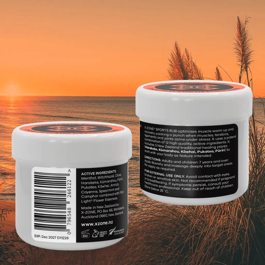 X-ZONE SPORTS RUB - Muscle Rub for Athletes 100ml - Pot