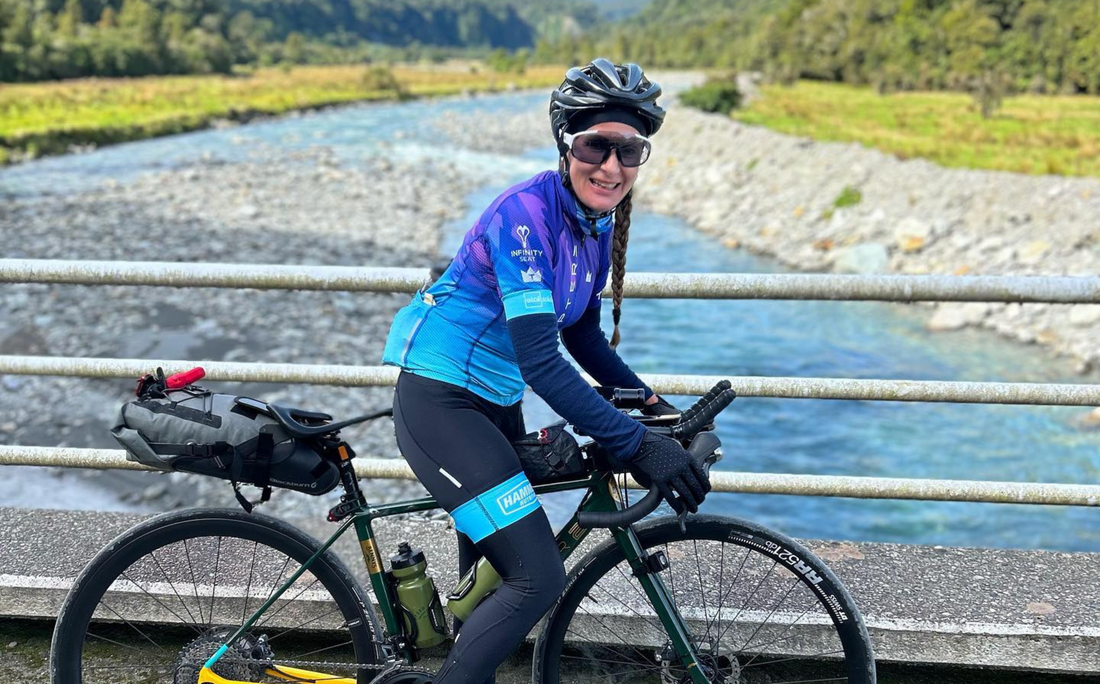 Introducing JOANNA SHARPE Ultra Distance Cyclist X ZONE New Zealand