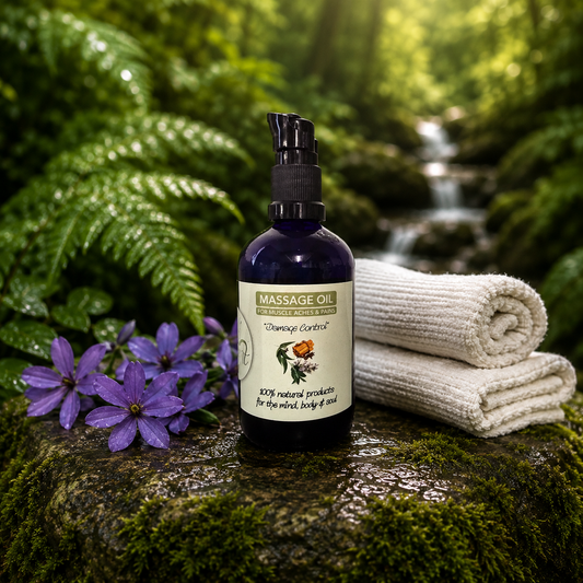 'DAMAGE CONTROL' MASSAGE OIL - By Nudi Point 100ml