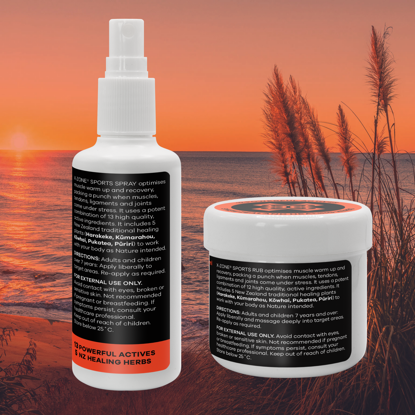 X-ZONE Sports RUB and SPRAY Discount  Bundle