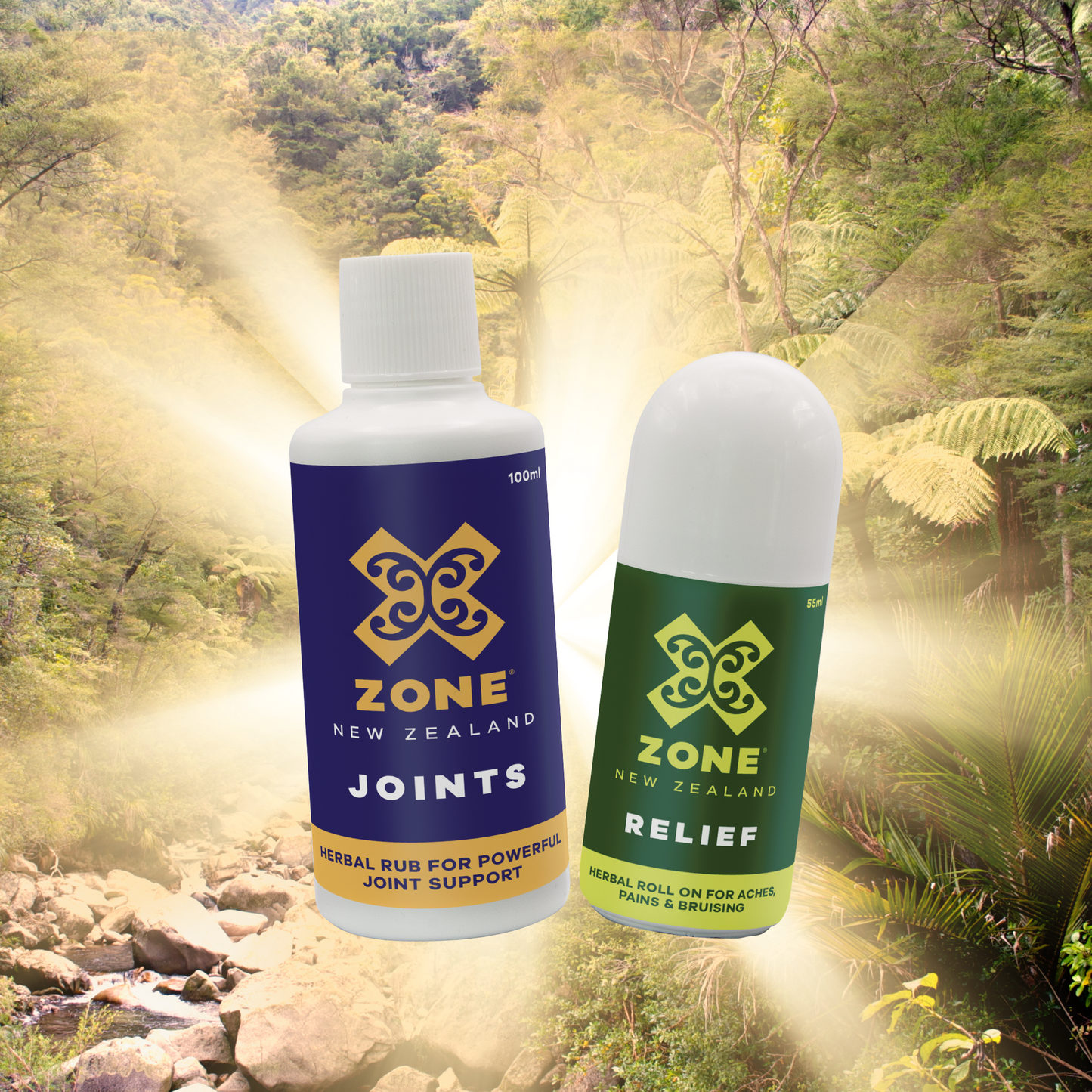 SUPPORT BUNDLE - X-ZONE JOINTS Rub & RELIEF Roll-On - Roll