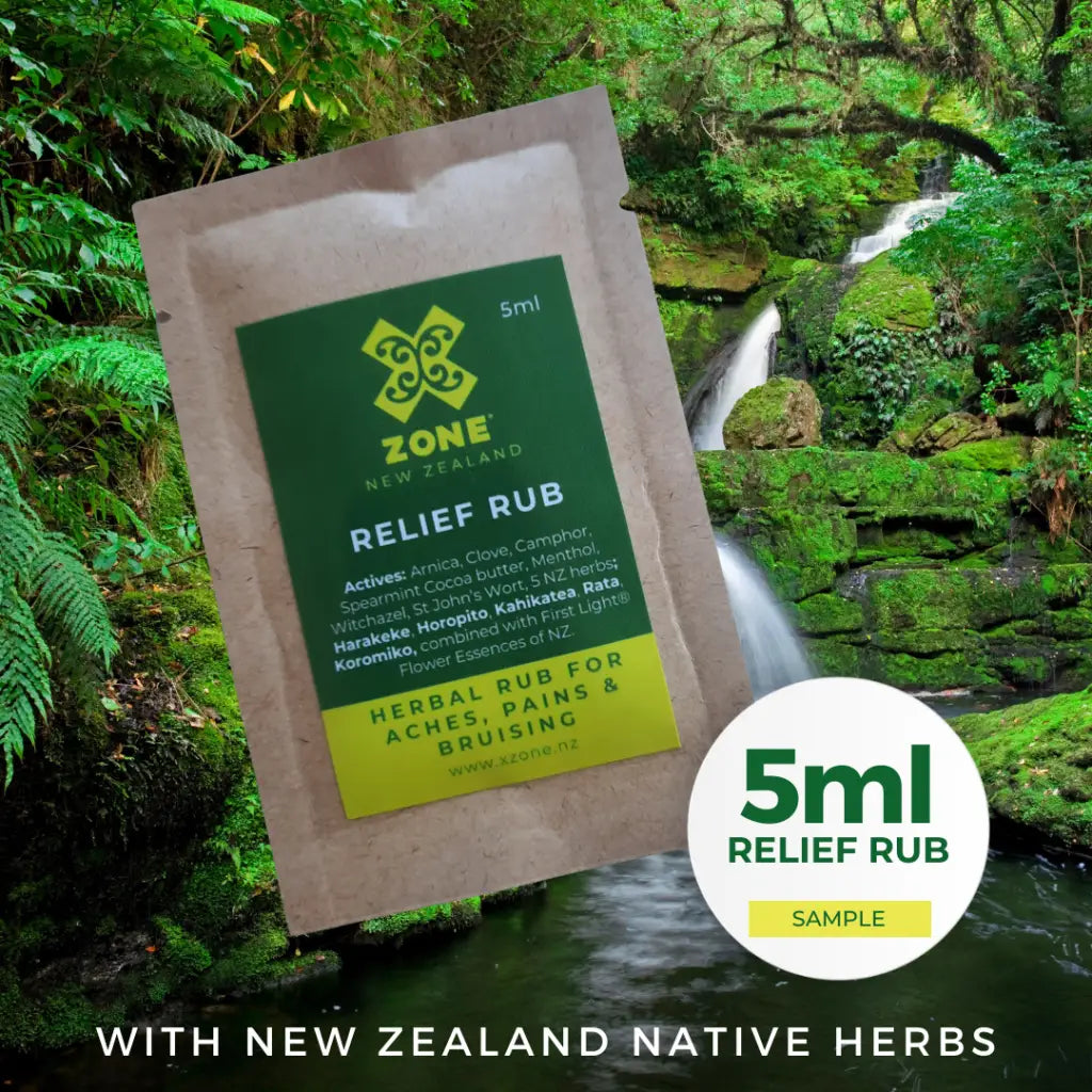 X-ZONE RELIEF RUB - 5ml Sample - Sachet